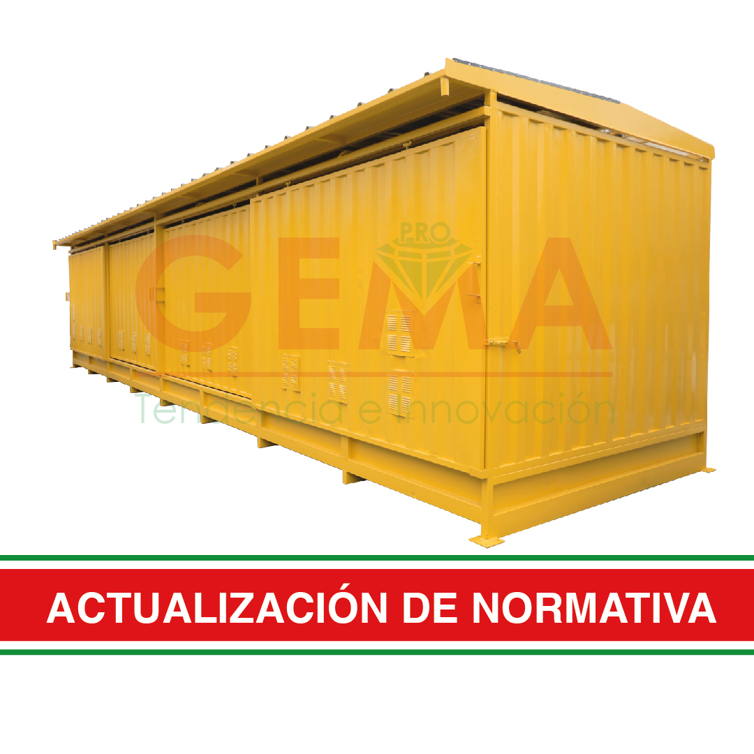bodega de residuos y sustancias peligrosas Gemapro 64 tambores